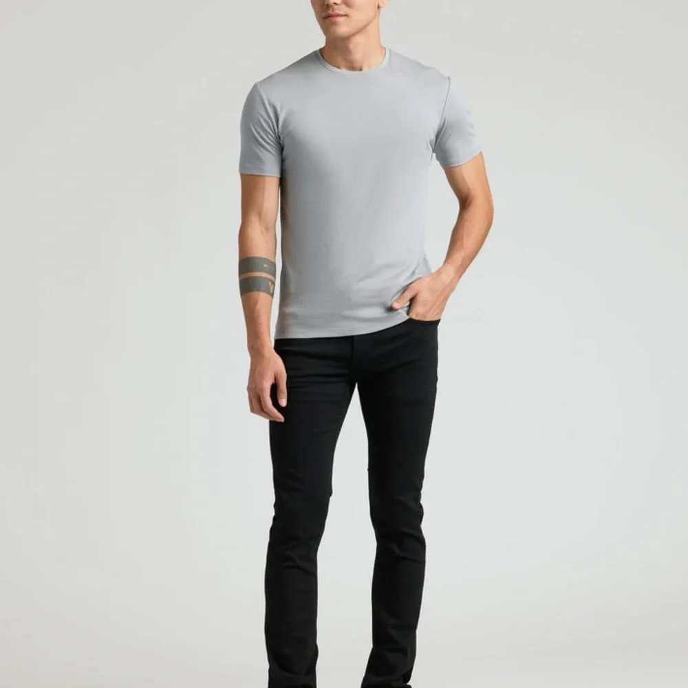 True classic Straight High-Stretch Jeans black‎ 36X32 New With Tags